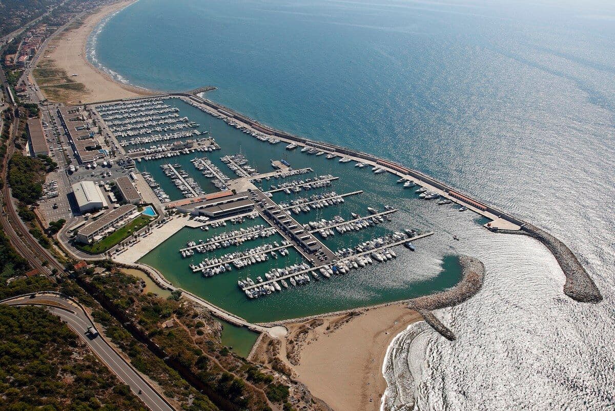 Vista aérea Port Ginesta Castelldefels